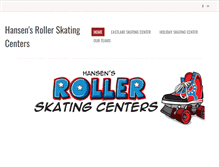 Tablet Screenshot of hansenskating.com